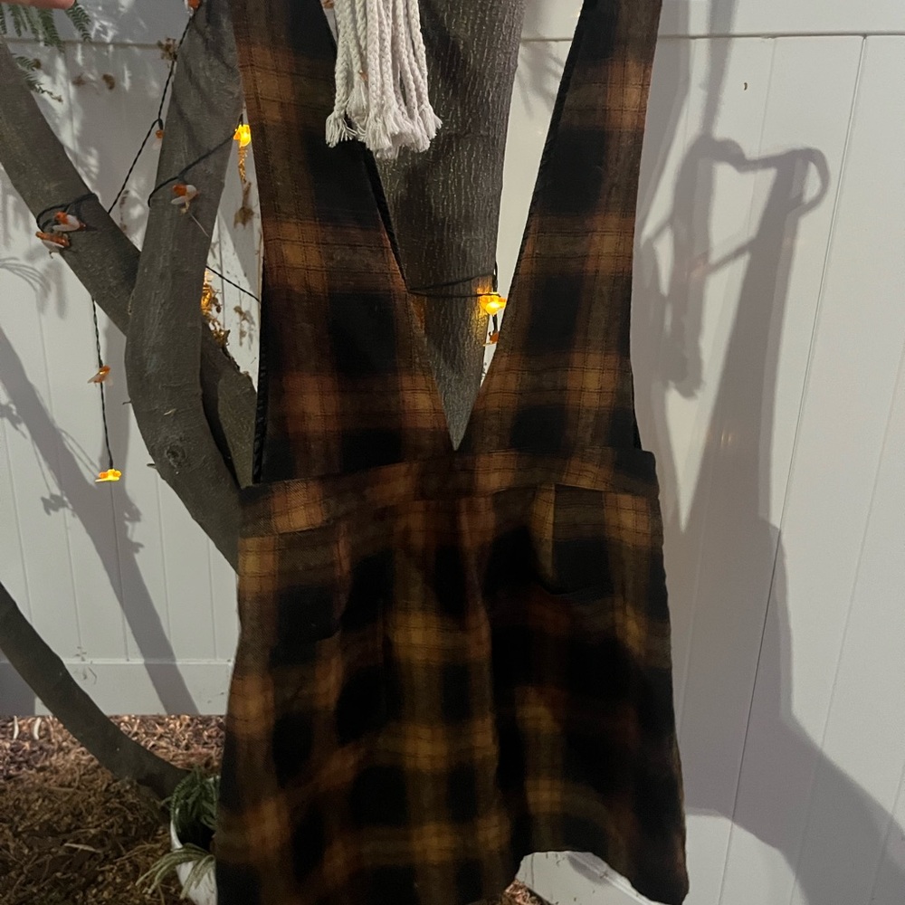 Wild Honey Black and Brown Backless Dress